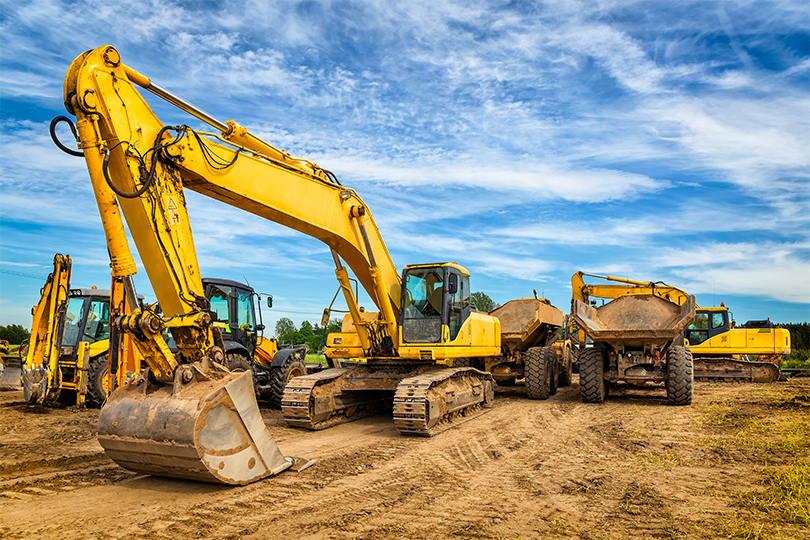 construction digger heavy machine